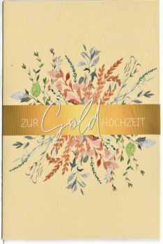 Glückwunschkarten zur Goldene Hochzeit